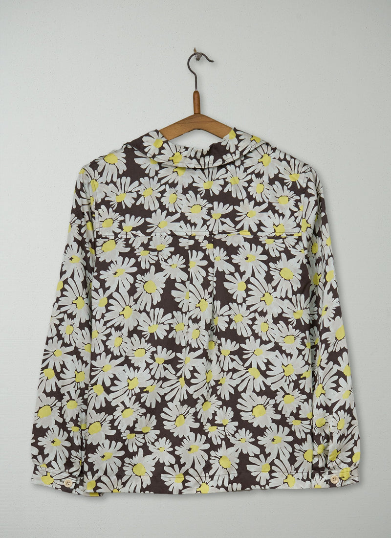 Reworn Painted Daisy Shirt Size 6 (1161) | Multi