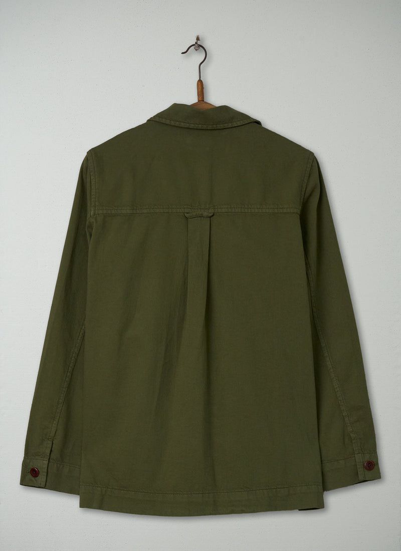 Reworn Garment Dyed Denim Shirt Size 4 (1107) | Artichoke