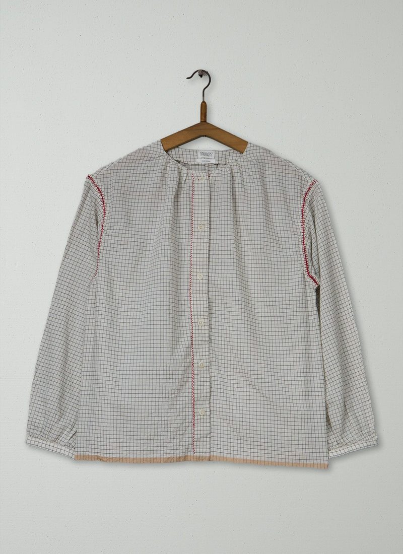Reworn Graph Check Shirt Size M (1187) | Multi