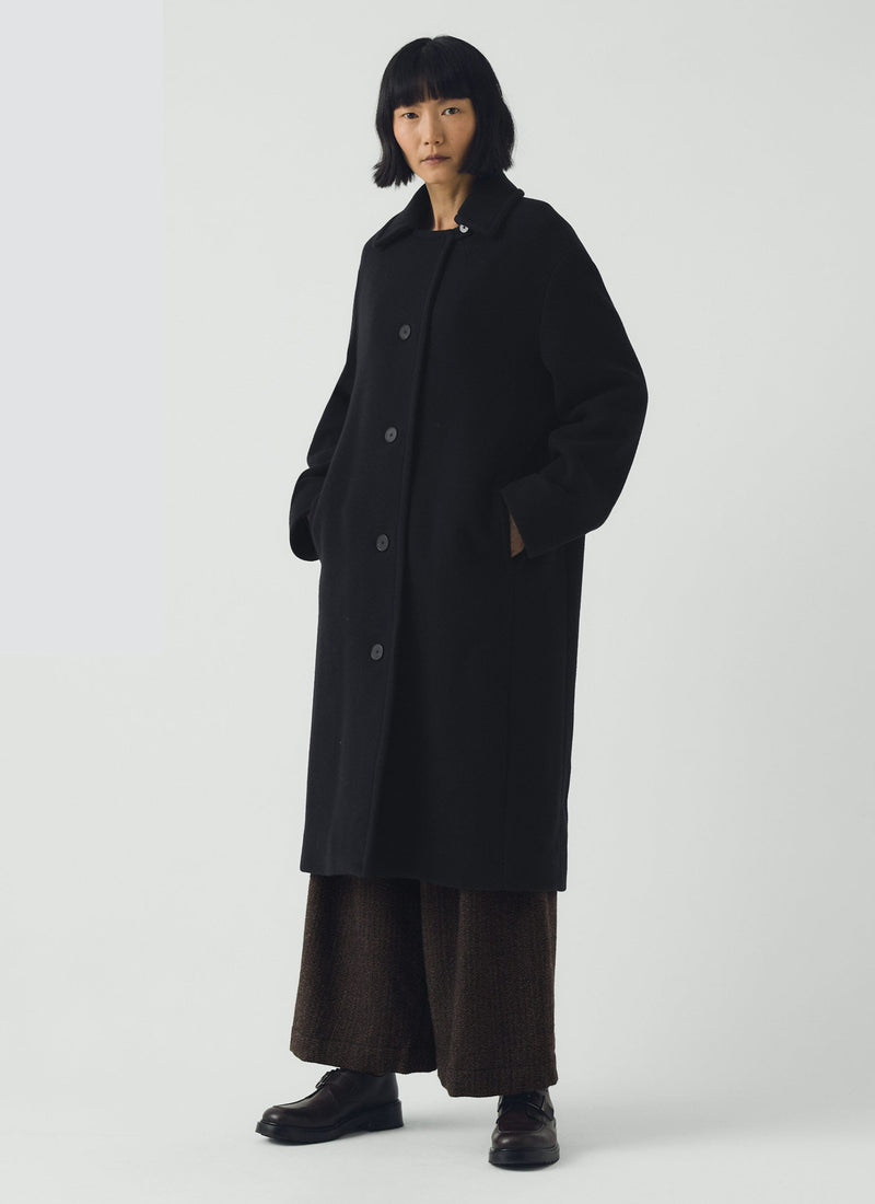 Wool Conservatoire Coat | Deep Navy