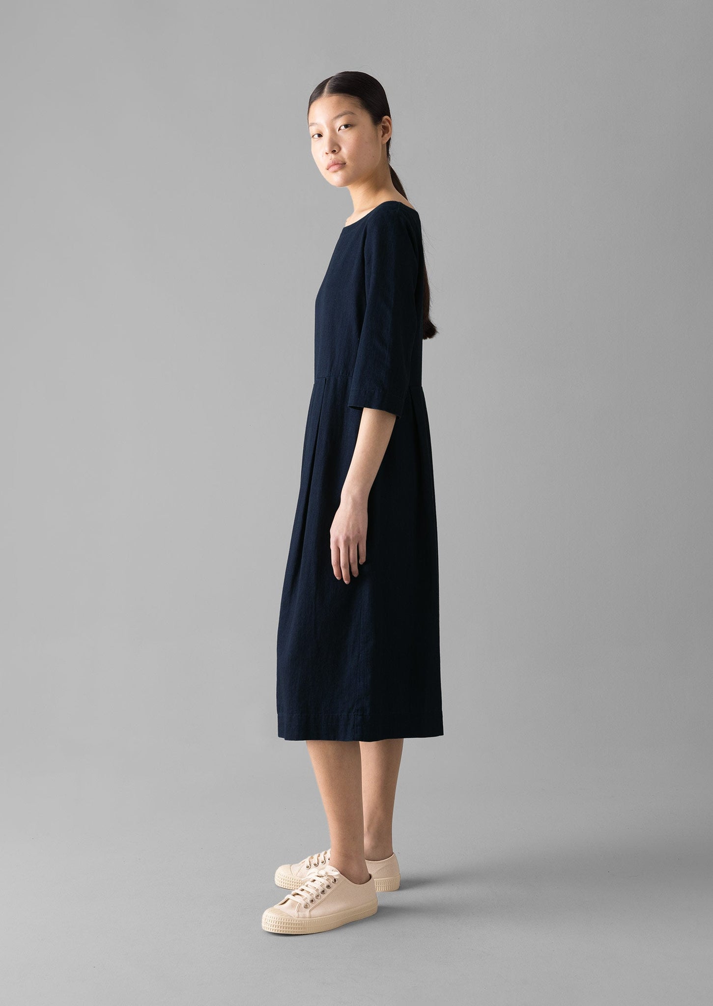 Franca Indigo Twill Dress | Indigo