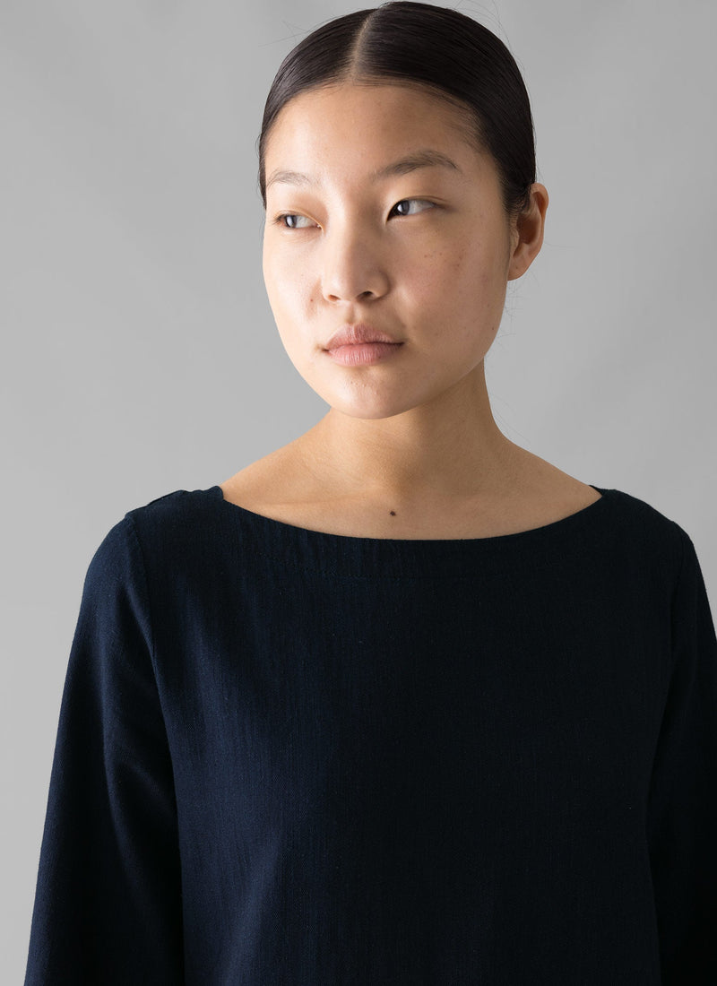 Franca Indigo Twill Dress | Indigo