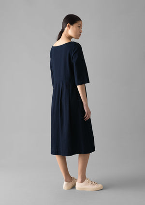 Franca Indigo Twill Dress | Indigo