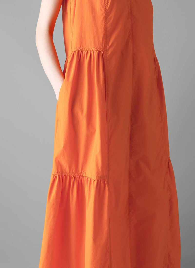 Tiered Cotton Poplin Dress | May Pole