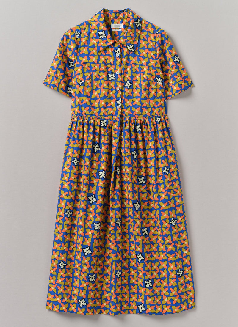 Selma Cotton Shirt Dress | Bluebird