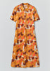 Paintbox Print Fluid Shirt Dress | Ginger