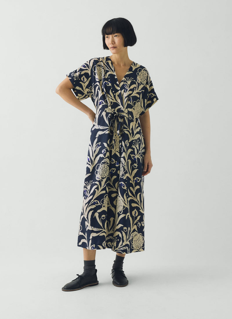 Crockery Print Dress | Smalt