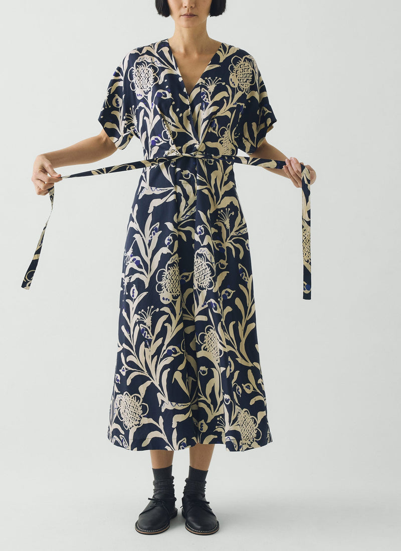 Crockery Print Dress | Smalt