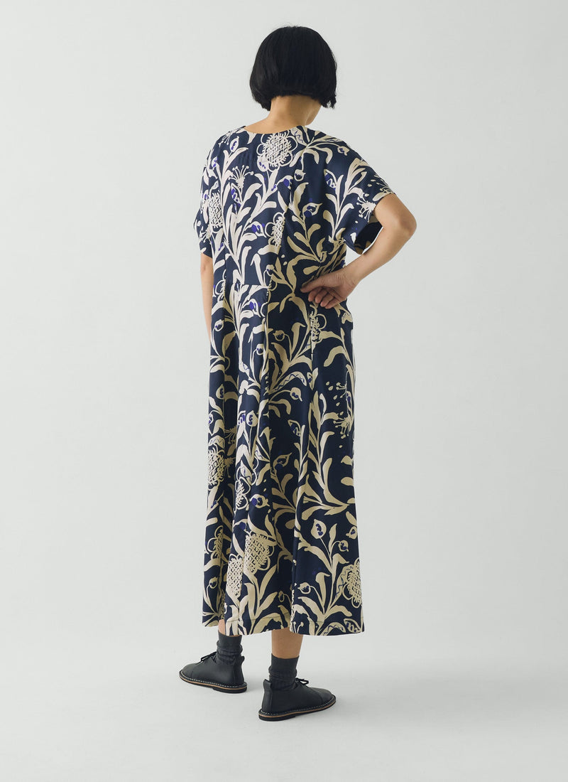 Crockery Print Dress | Smalt