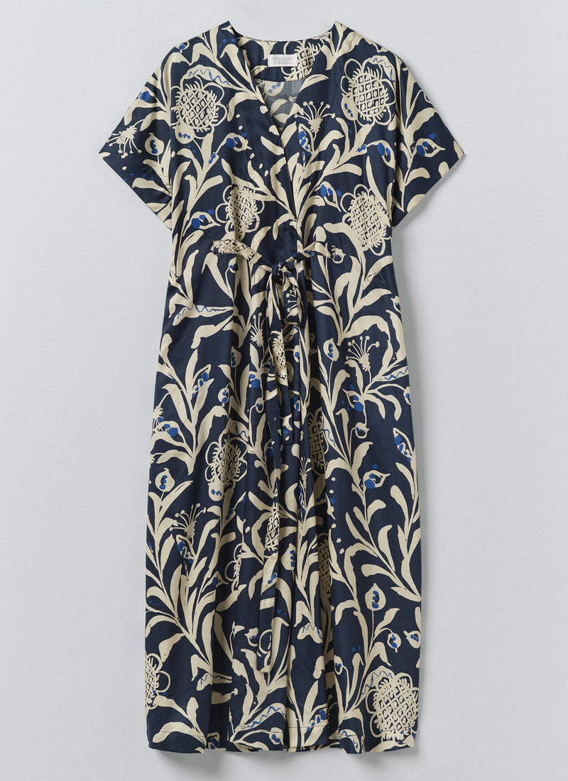 Crockery Print Dress | Smalt