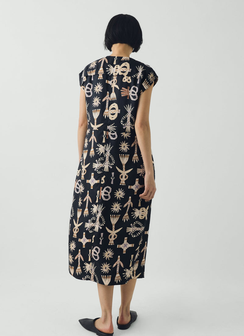 Corn Dolly Twill Dress | Slate