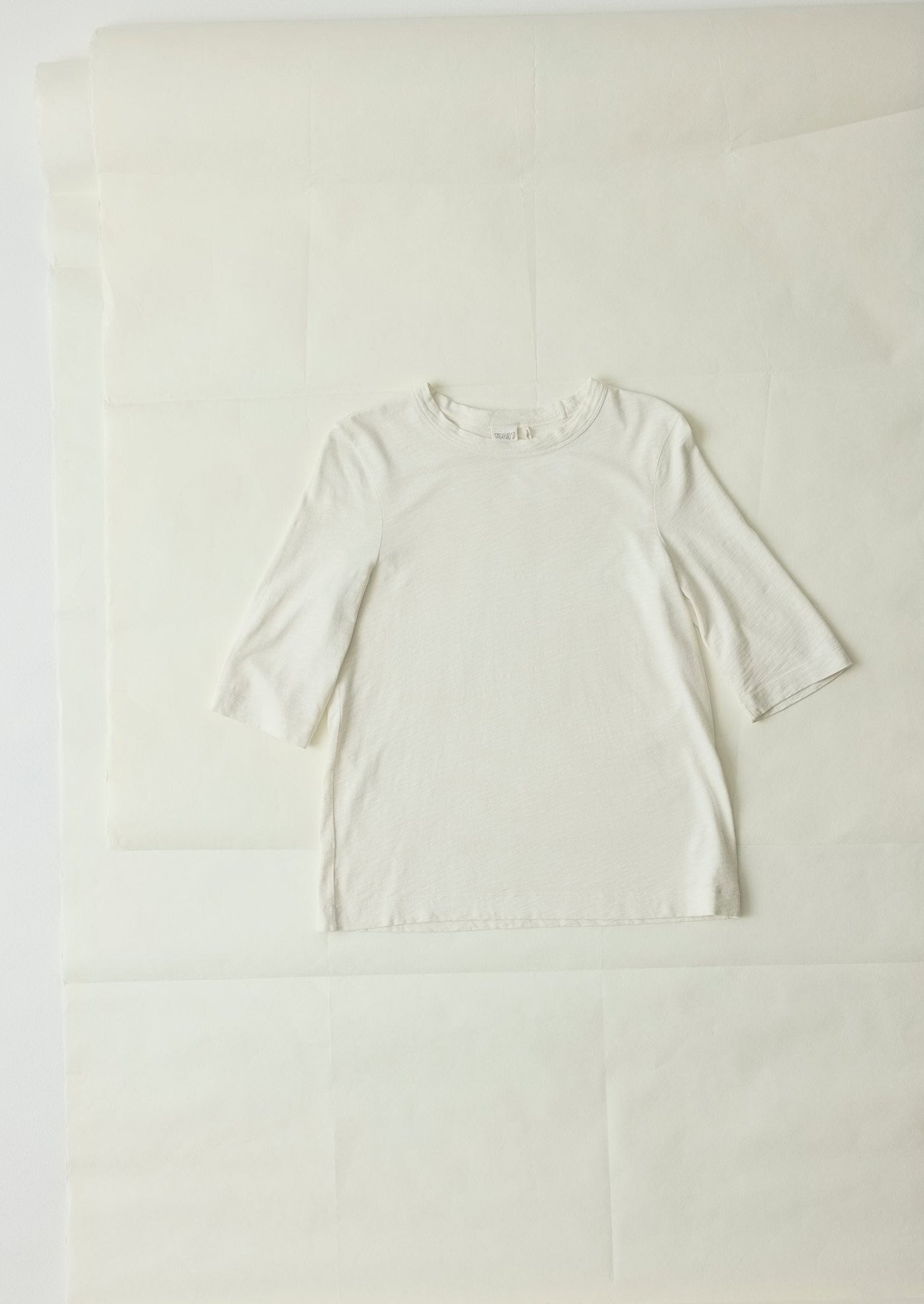Cleo Cotton Tee | Chalk