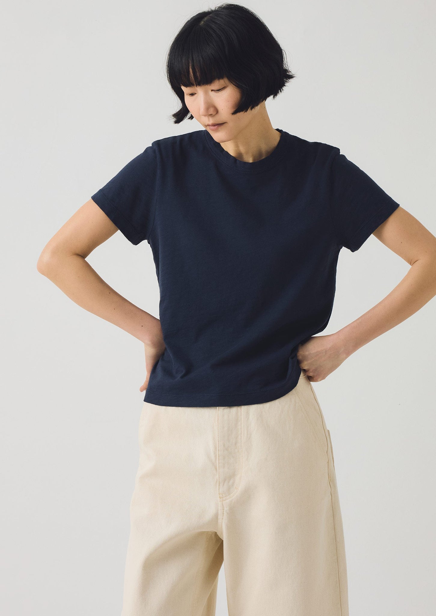 Sadie Organic Cotton Boy Tee | Carbon Black