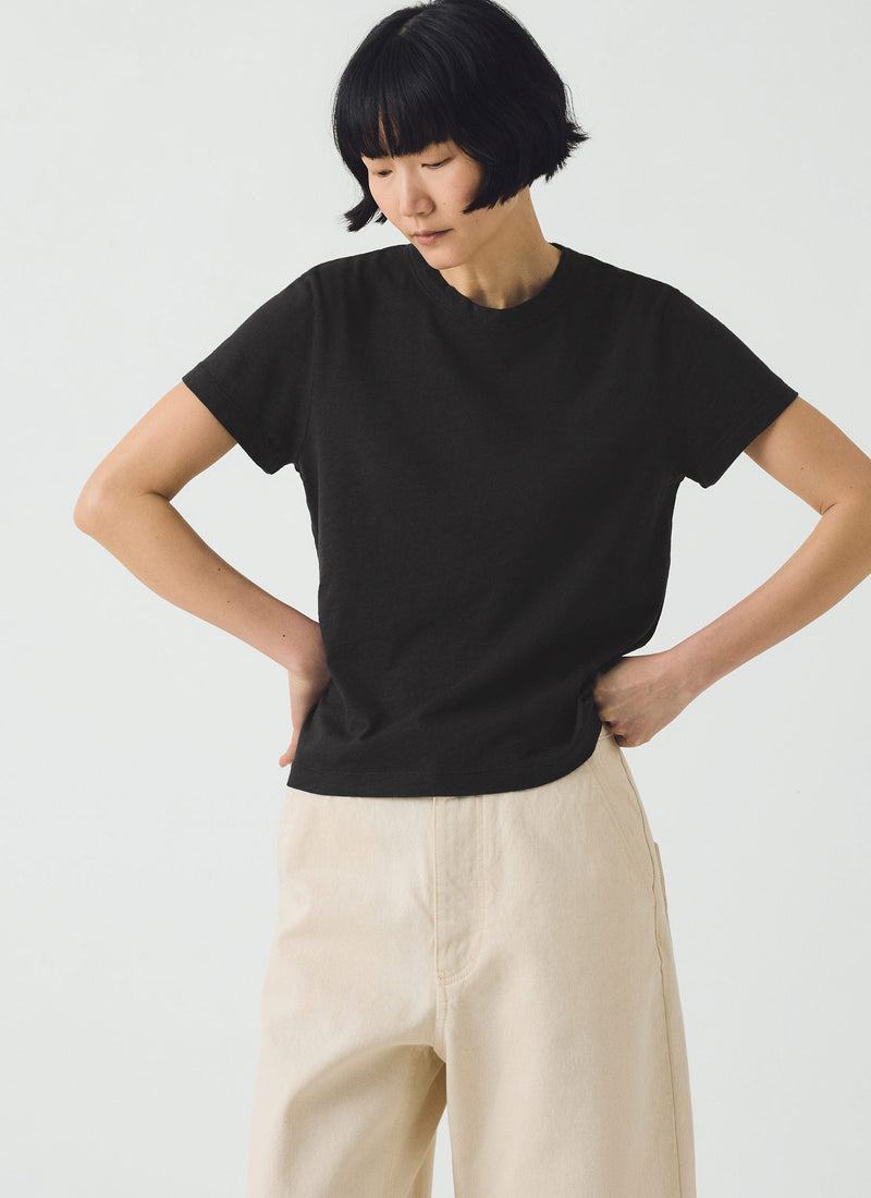 Sadie Organic Cotton Boy Tee | Carbon Black