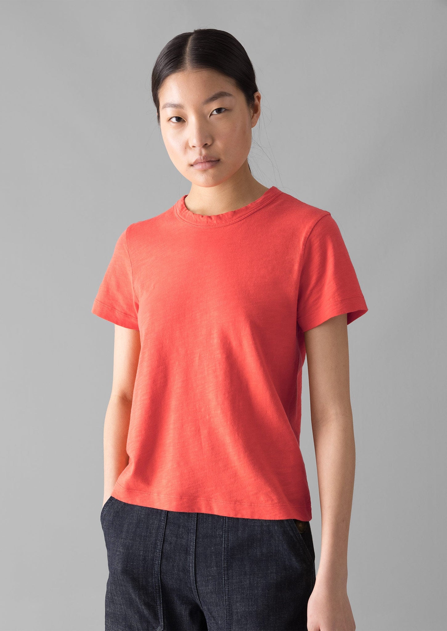 Sadie Organic Cotton Boy Tee | Poppy