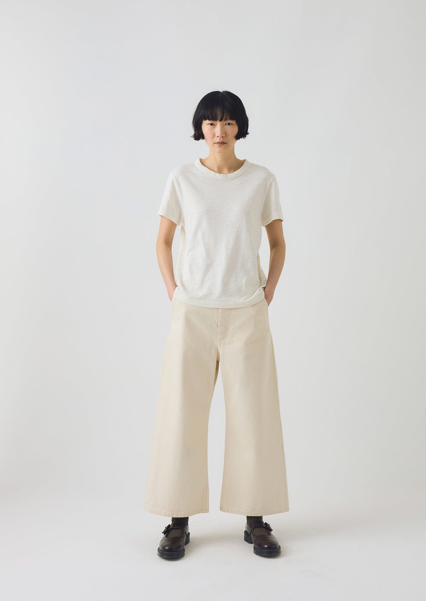 Sadie Organic Cotton Boy Tee | Chalk