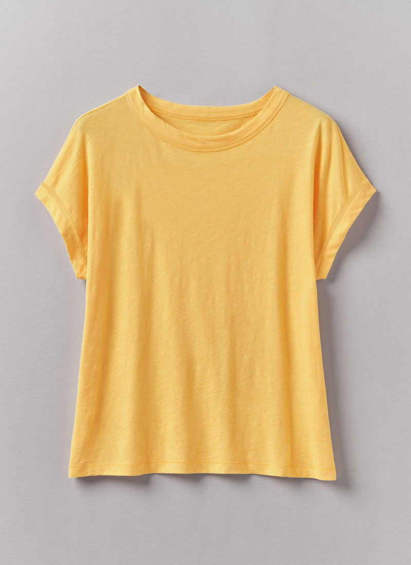 Alda Cotton Easy Tee | Papaya