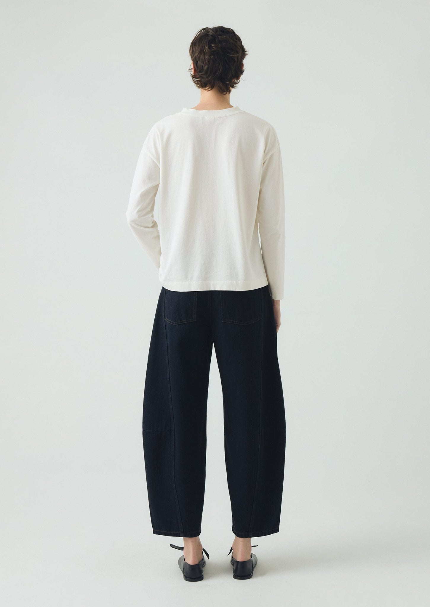 Patch Pocket Cotton Tee | Paper White