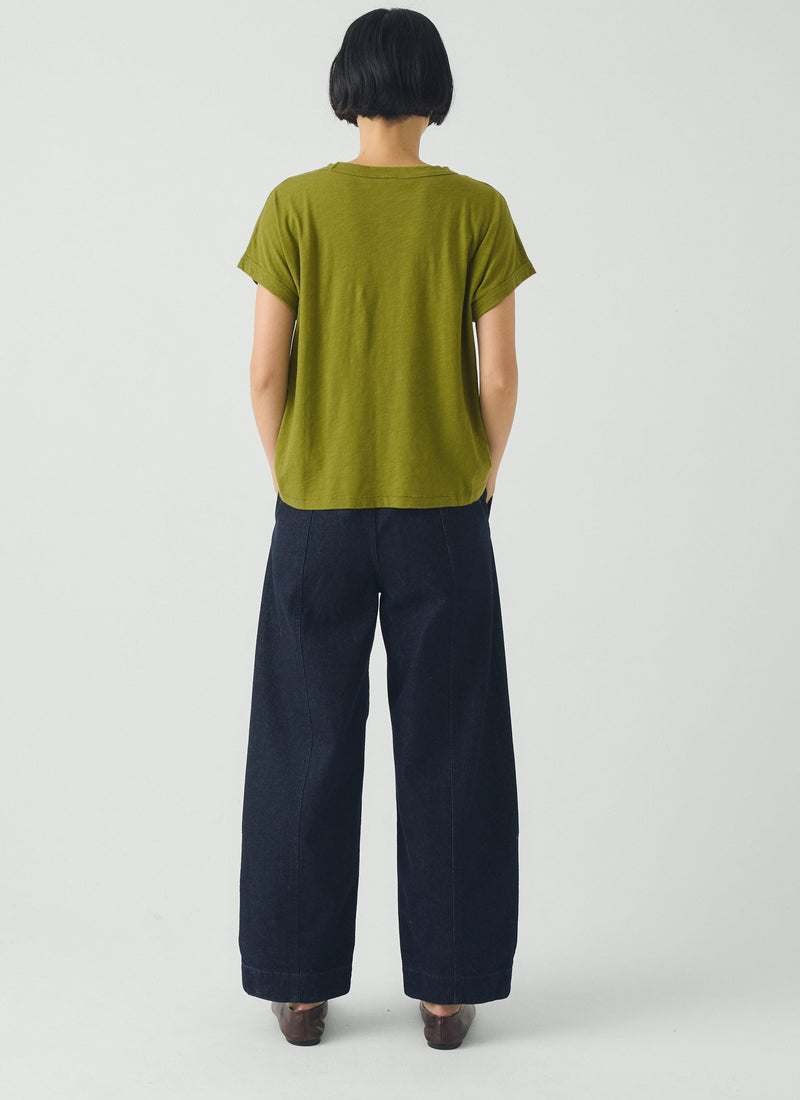 Alda Organic Cotton Easy Tee | Olive
