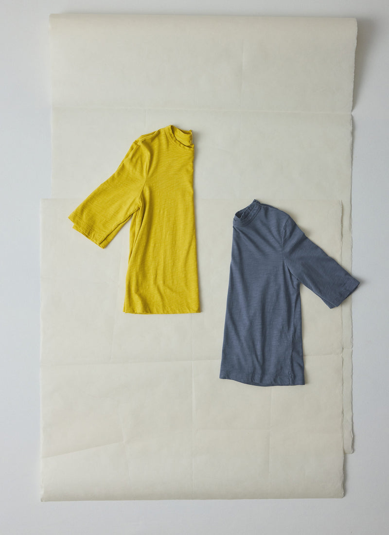 Cleo Garment Dyed Cotton Tee | Chartreuse