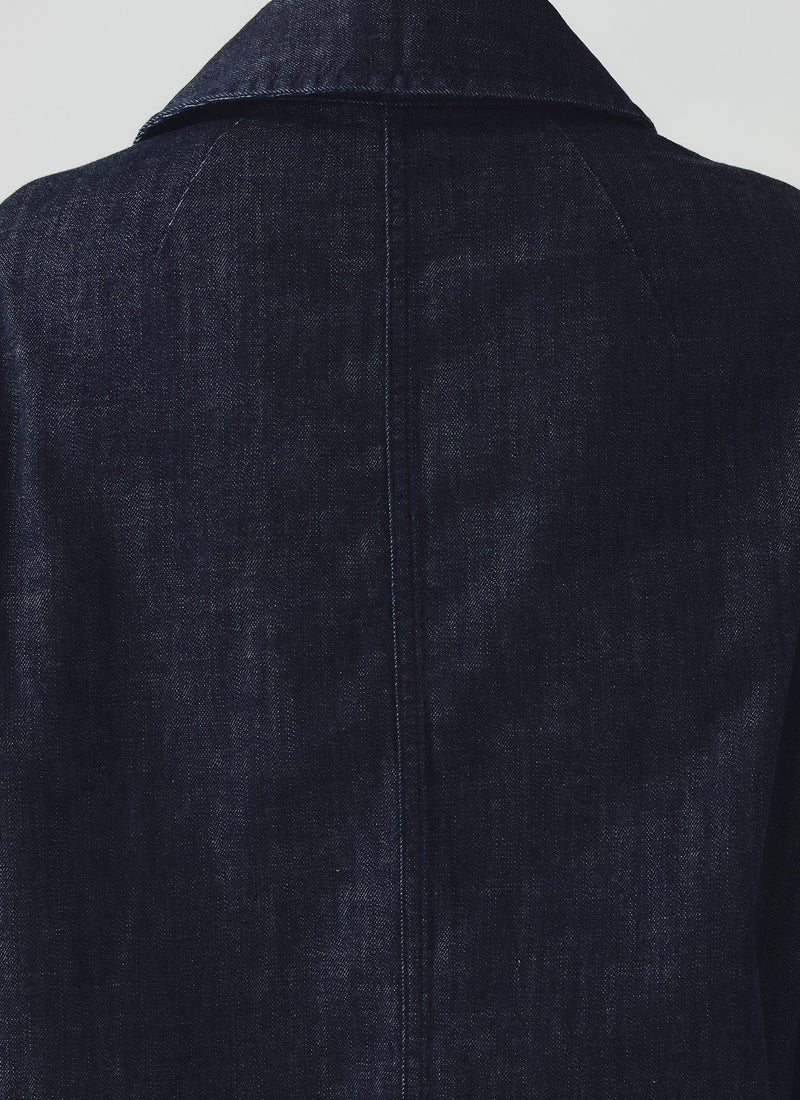 Wide Sleeve Indigo Denim Jacket | Indigo