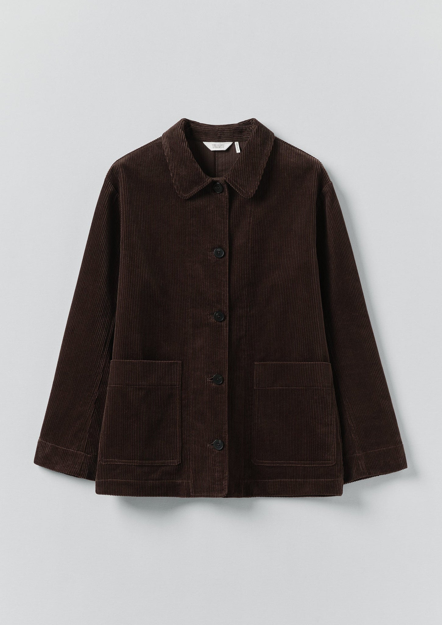 Patch Pocket Organic Cord Jacket | Java