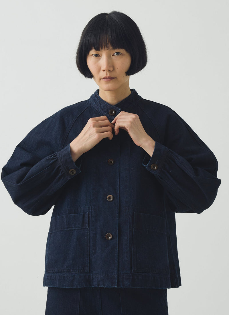 Japanese Indigo Denim Workwear Jacket | Indigo