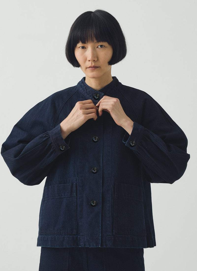 Japanese Indigo Denim Workwear Jacket | Indigo
