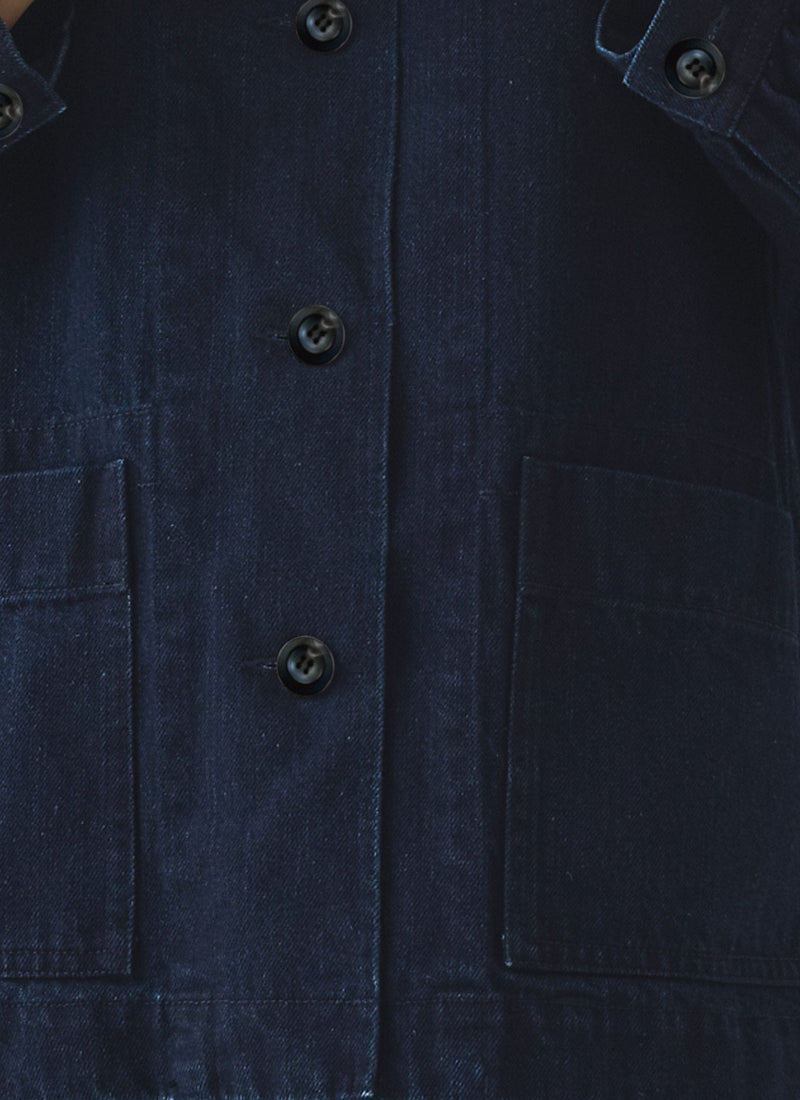 Japanese Indigo Denim Workwear Jacket | Indigo