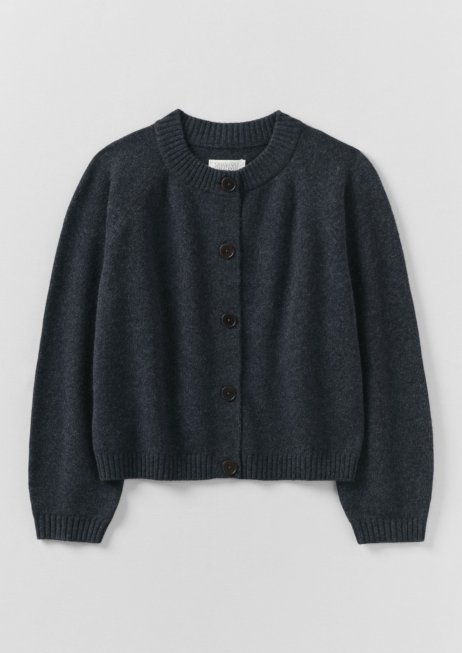 トップス raglan wool knit cardigan Made in  Eden Wool Cashmere Raglan Cardigan | Charcoal | TOAST
