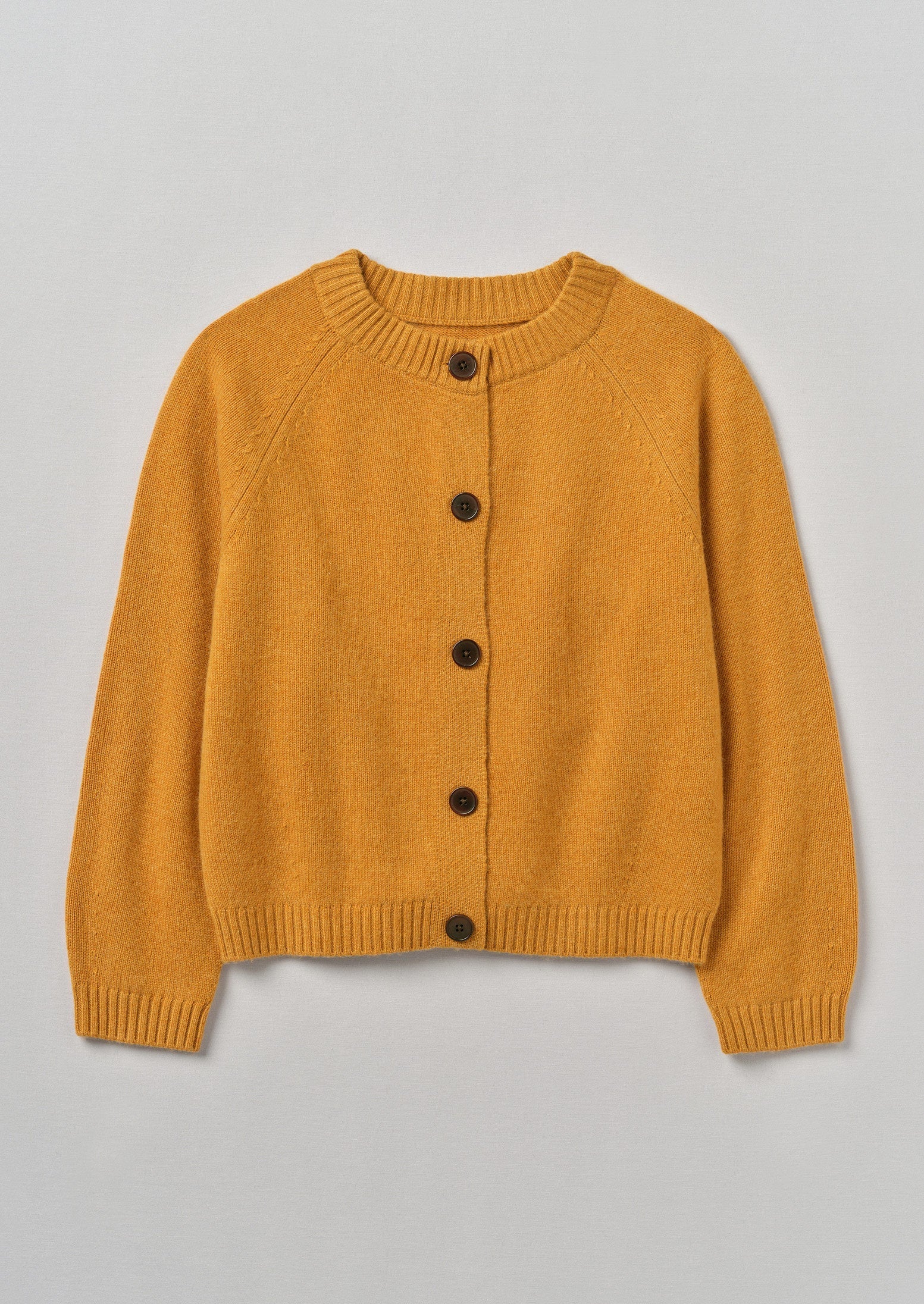 トップス raglan wool knit cardigan Made in  Eden Wool Cashmere Raglan Cardigan | Ginger Melange | TOAST
