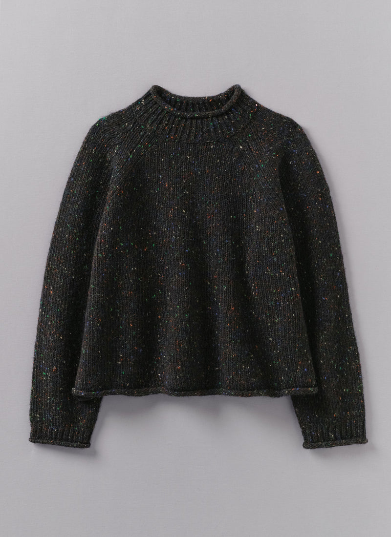 Orla Donegal Wool Sweater | Galaxy