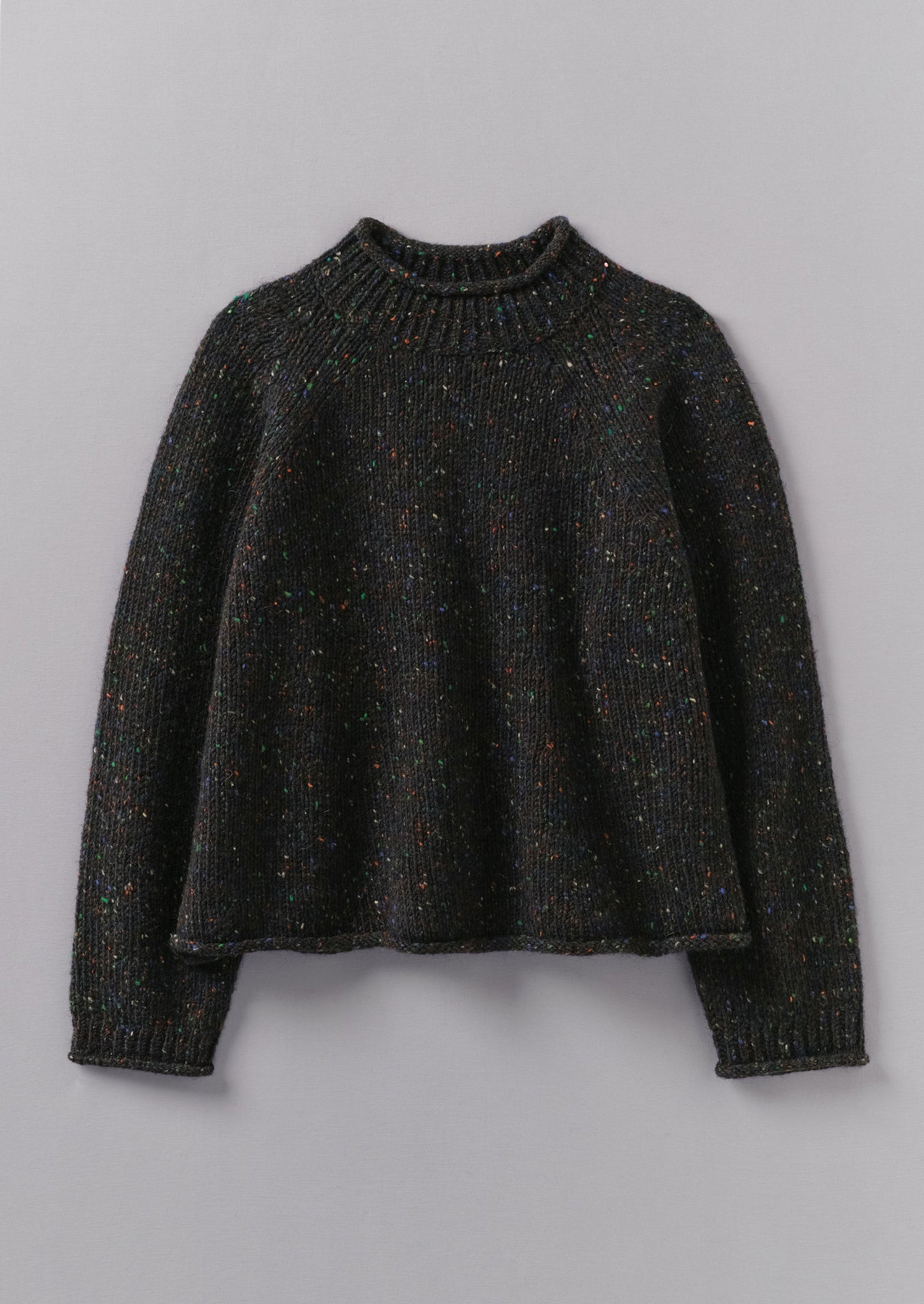 Orla Donegal Wool Sweater | Galaxy