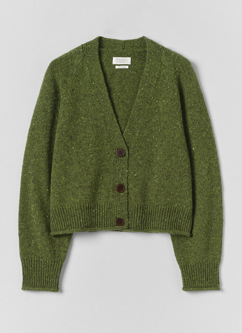 Donegal Wool V Neck Cardigan | Artichoke