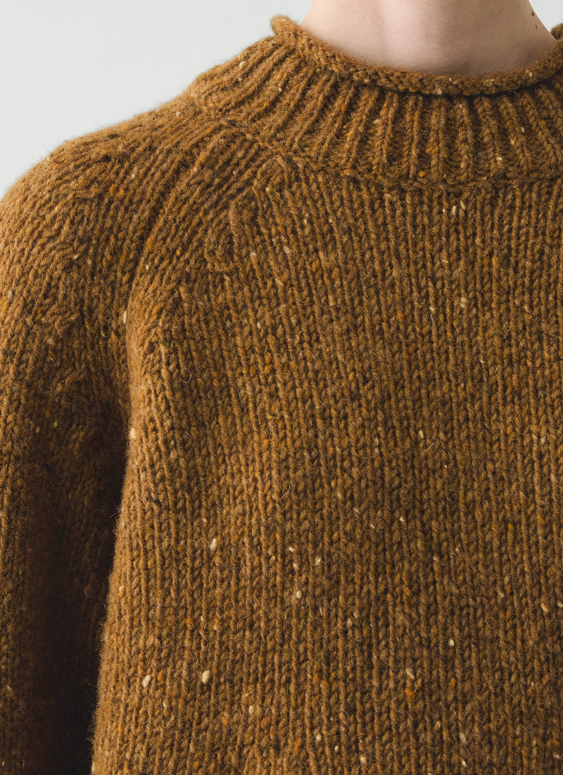 Orla Donegal Wool Sweater | Straw