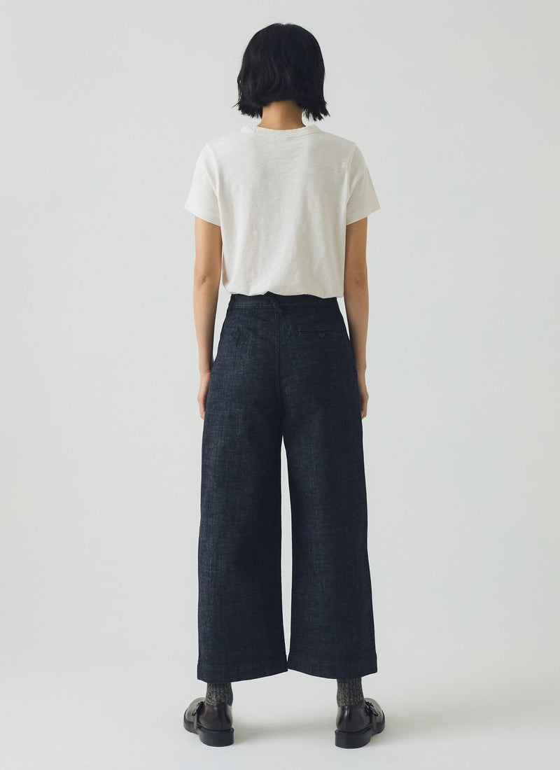 Annie Denim Side Button Jeans | Indigo