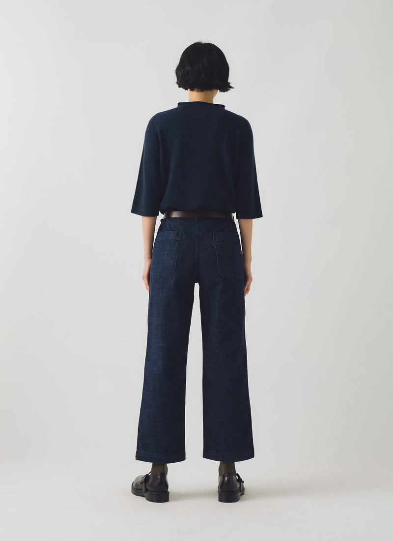 Ashley Cropped Jeans | Indigo