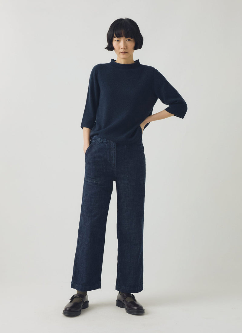 Ashley Cropped Jeans | Indigo