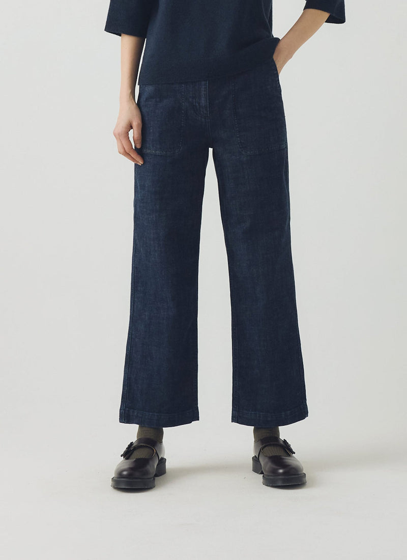 Ashley Cropped Jeans | Indigo