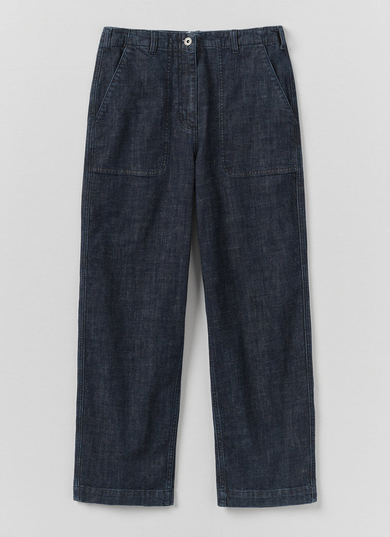Ashley Cropped Jeans | Indigo