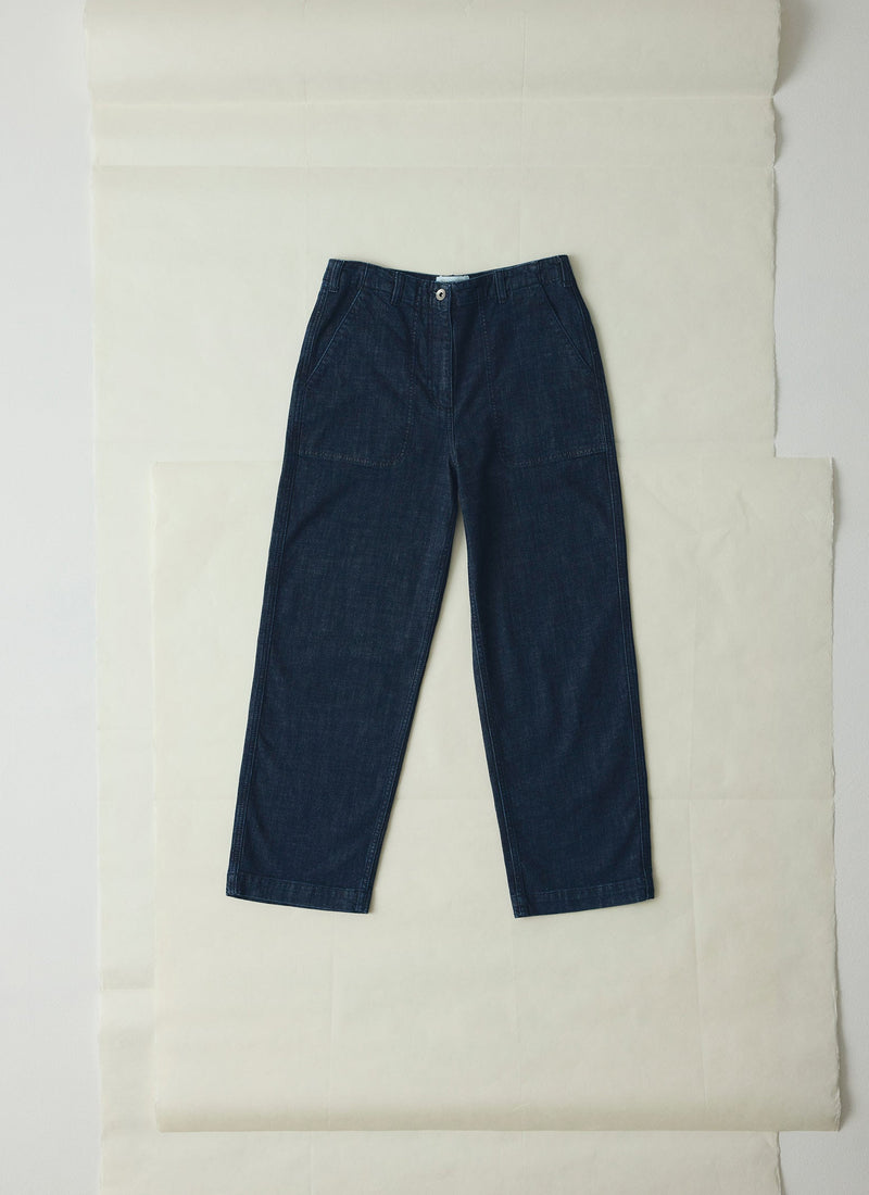Ashley Cropped Jeans | Indigo