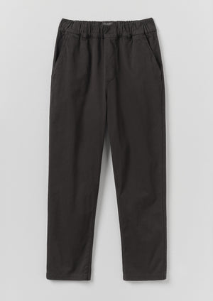 Gabi Cotton Pull On Trousers | Soft Black
