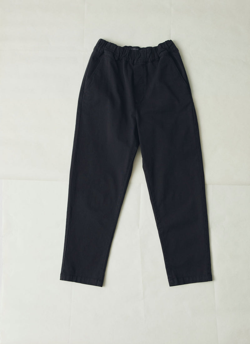 Gabi Cotton Pull On Trousers | Soft Black