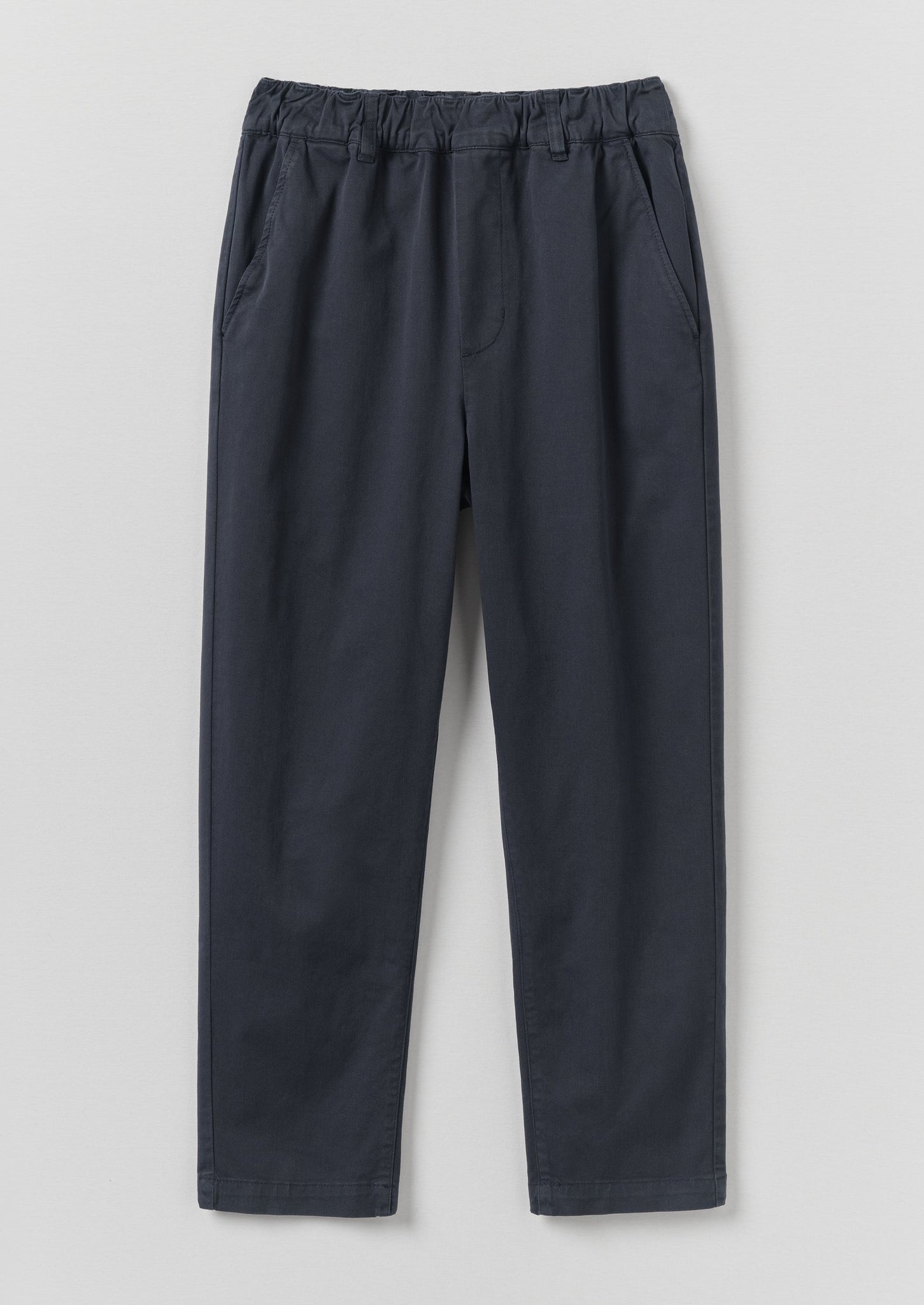 Gabi Cotton Pull On Trousers | Storm Blue