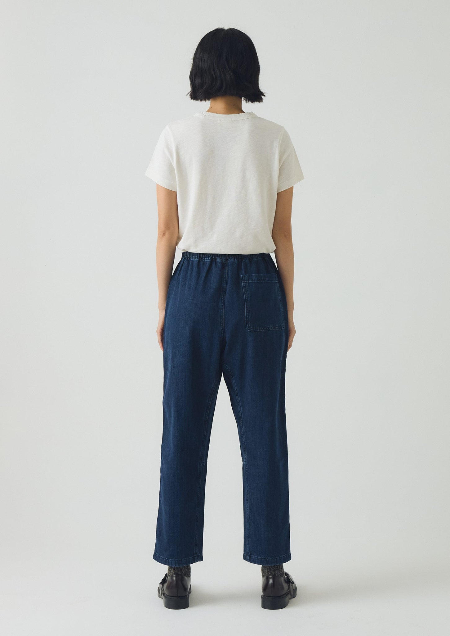 Suki Panelled Denim Trousers | Indigo