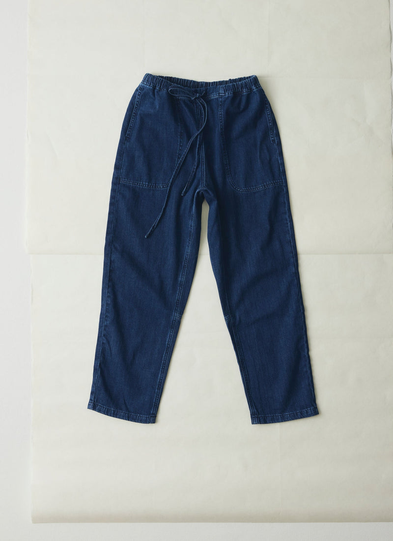 Suki Panelled Denim Trousers | Indigo