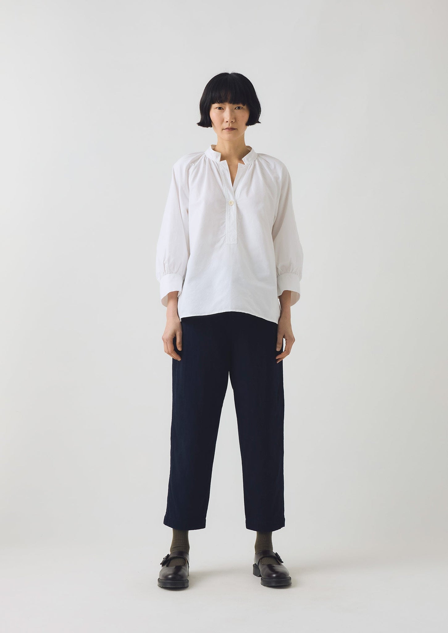 Alix Indigo Twill Trousers | Indigo