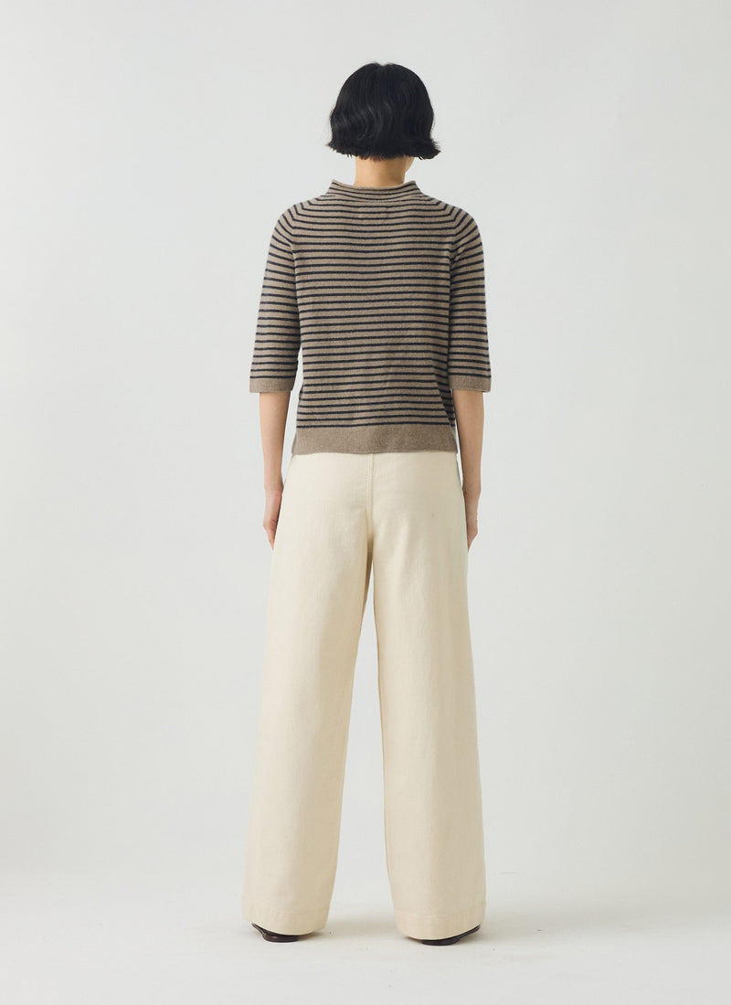 Annie Denim Full Length Jeans | Ecru