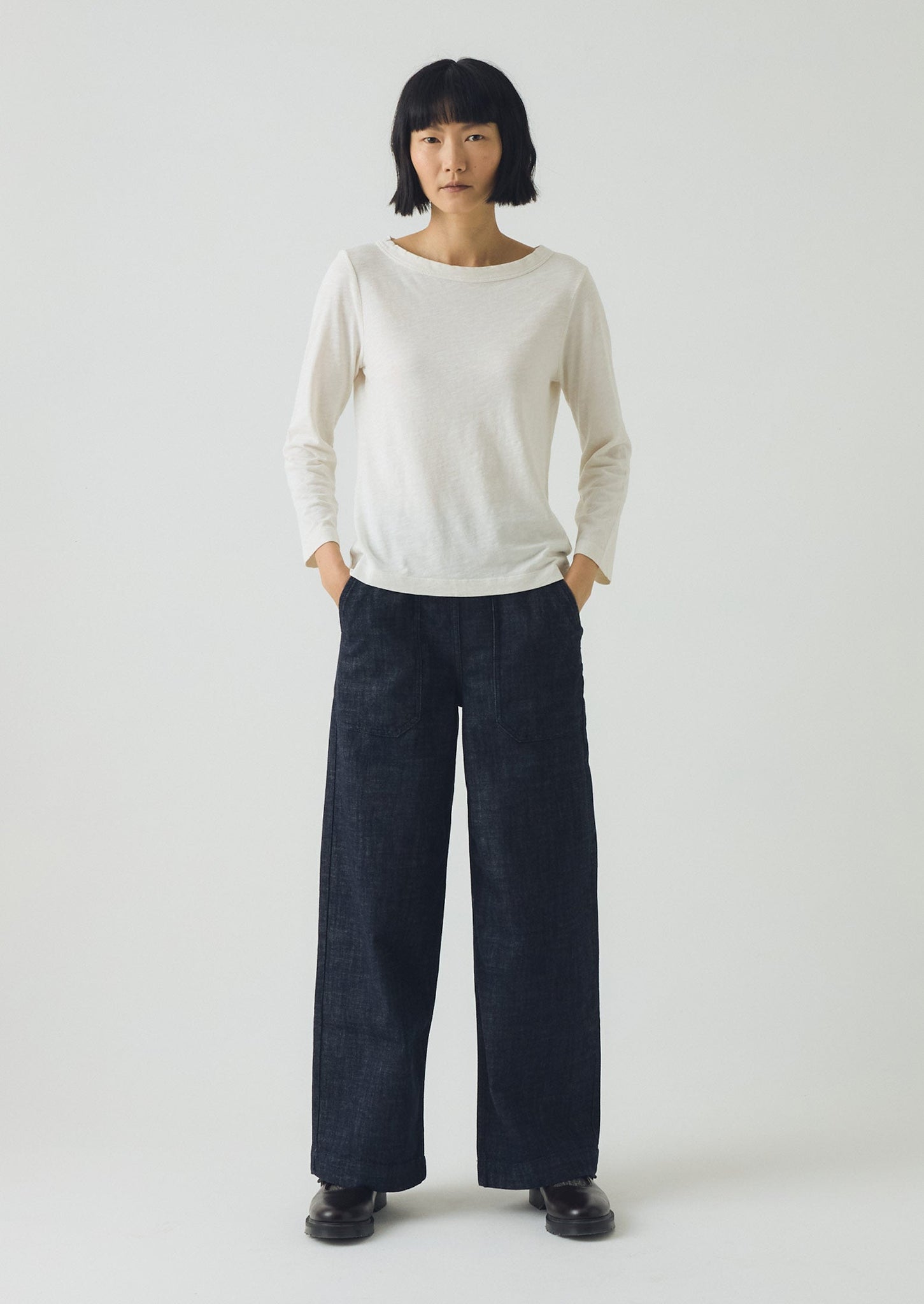 Annie Organic Denim Full Length Jeans | Indigo