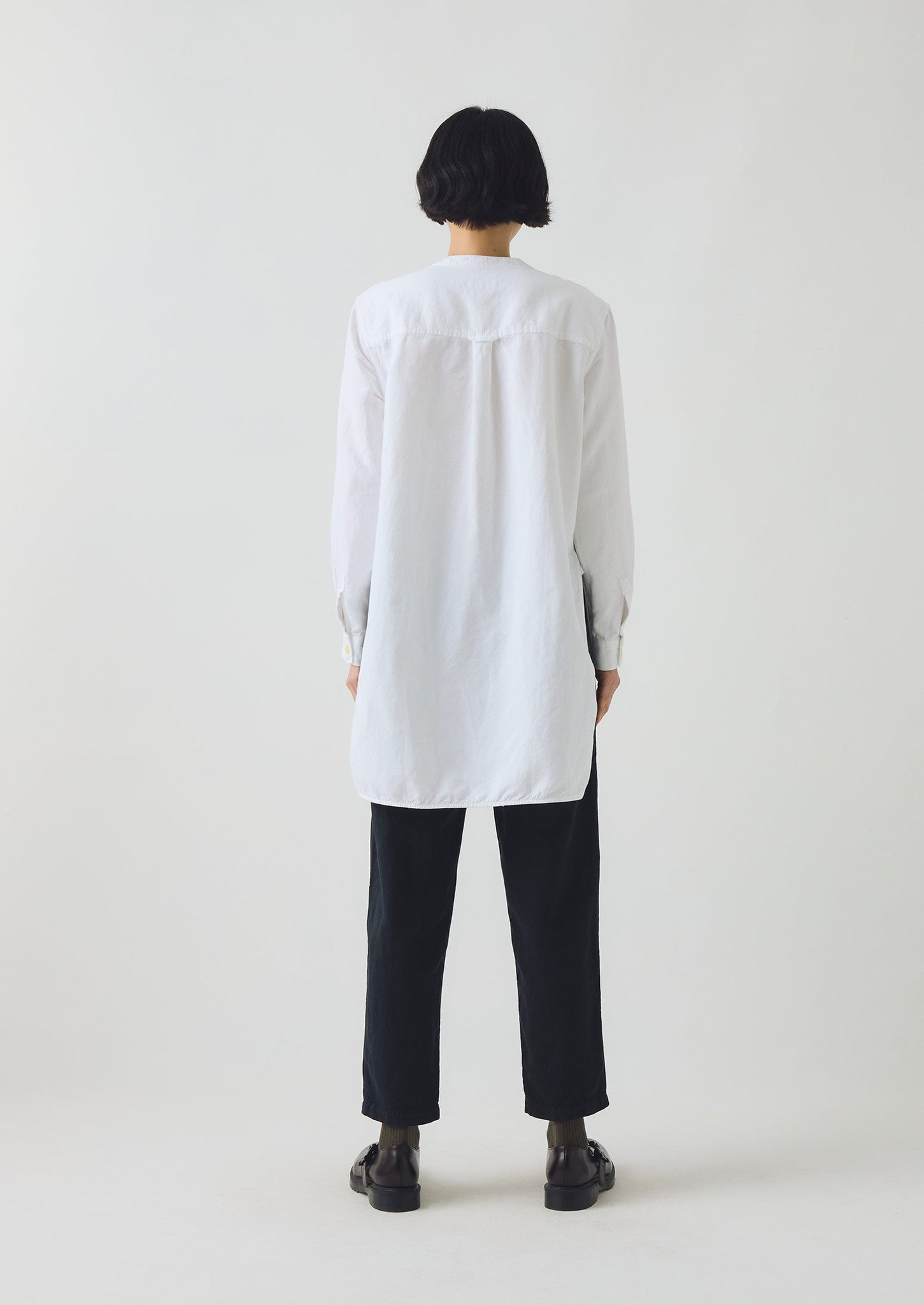 Alix Cotton Linen Trousers | Slate Navy